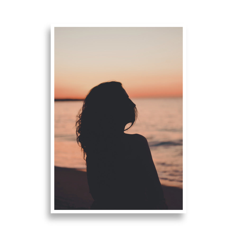 Beach Silhouette Print