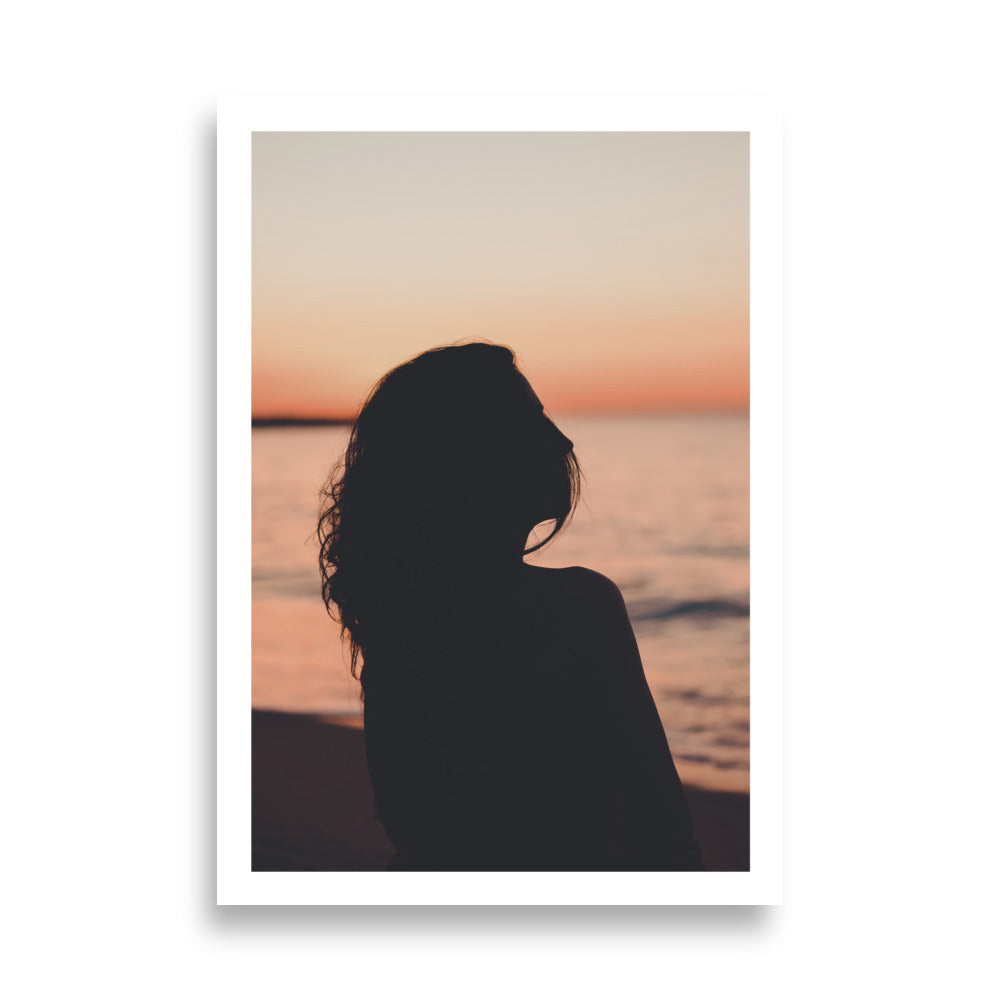 Beach Silhouette Print